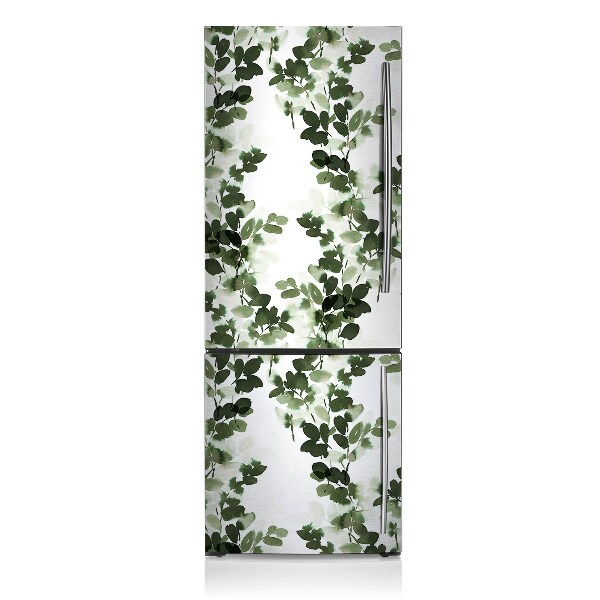 Decoration fridge cover Green leaves