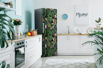 Decoration fridge cover Tropical leaves