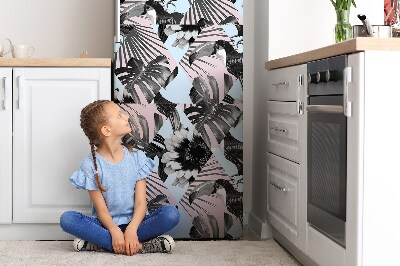 Decoration fridge cover Tropical patchwork