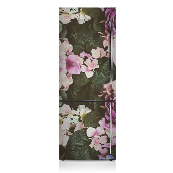 Decoration fridge cover Baroque flowers