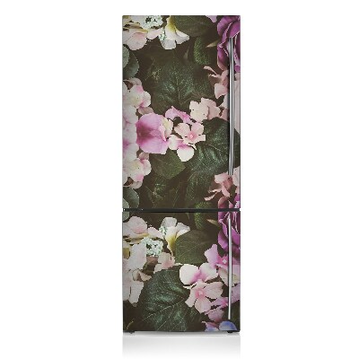 Decoration fridge cover Baroque flowers