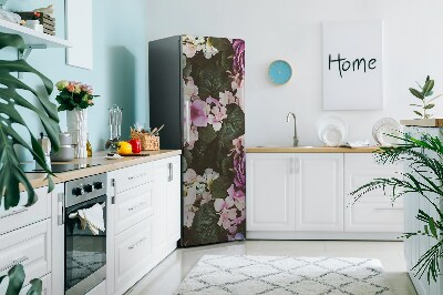 Decoration fridge cover Baroque flowers