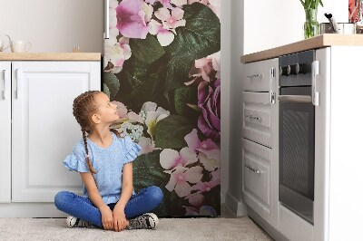 Decoration fridge cover Baroque flowers