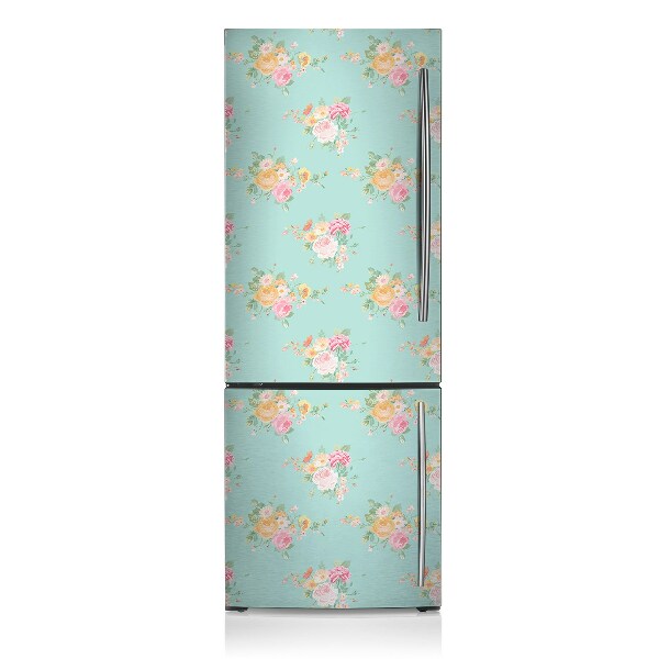 Decoration fridge cover Pastel bouquets