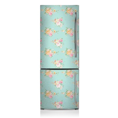 Decoration fridge cover Pastel bouquets