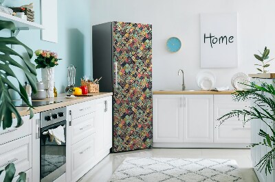 Decoration fridge cover Ethnic mosaic