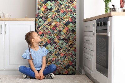 Decoration fridge cover Ethnic mosaic