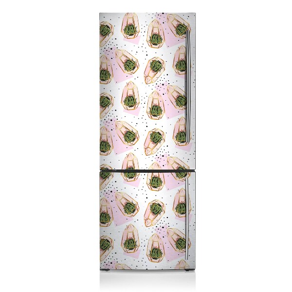 Decoration fridge cover Cactus texture