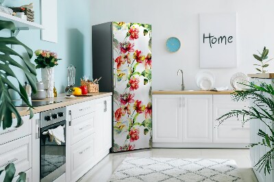 Decoration fridge cover Wild flowers
