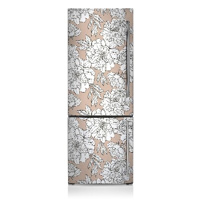 Decoration fridge cover Artistic flowers