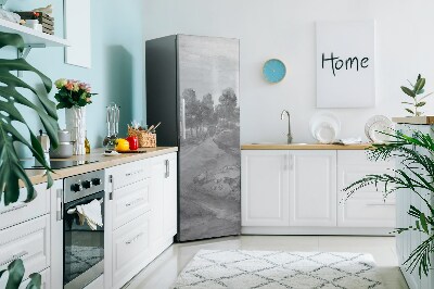 Decoration fridge cover Historic style