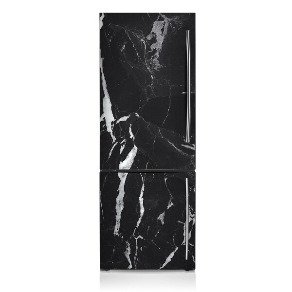 Decoration fridge cover Black marble