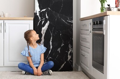 Decoration fridge cover Black marble