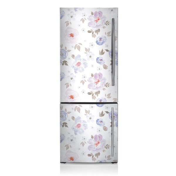Decoration fridge cover Pastel flowers
