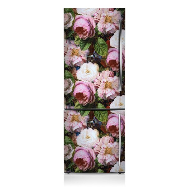 Decoration fridge cover Garden roses