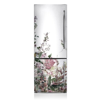 Decoration fridge cover Pastel garden