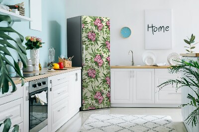 Decoration fridge cover Tropical flowers