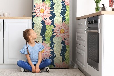 Decoration fridge cover Cactus flowers