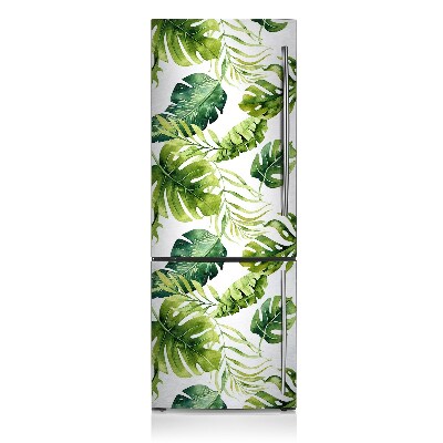 Decoration fridge cover Exotic leaves