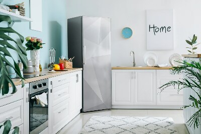 Magnetic fridge cover White abstraction