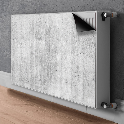 Decorative radiator cover Gray concrete