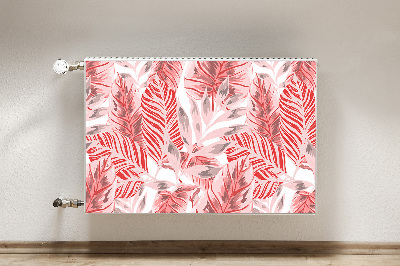 Magnetic radiator mat Pink jungle