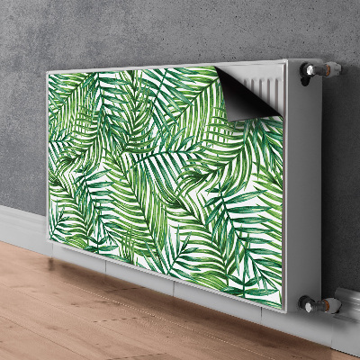 Magnetic radiator mat Exotic leaves