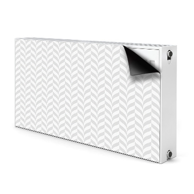 Decorative radiator cover Gray illusion