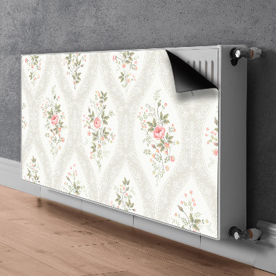 Magnetic radiator mat Retro wallpaper