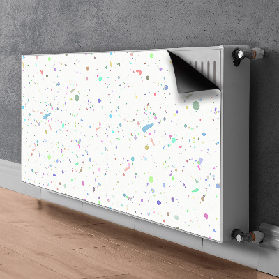 Decorative radiator mat Paint stain