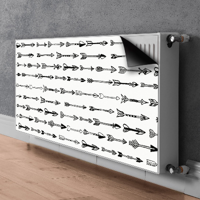 Decorative radiator cover Geometric shots