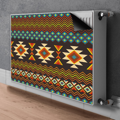 Magnetic radiator mat Ethnic patterns