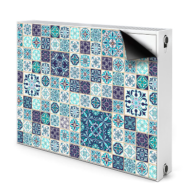 Decorative radiator mat Beautiful patchwork