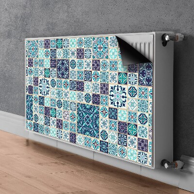 Decorative radiator mat Beautiful patchwork