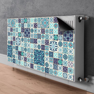 Decorative radiator mat Beautiful patchwork