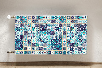 Decorative radiator mat Beautiful patchwork