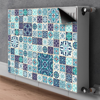 Decorative radiator mat Beautiful patchwork