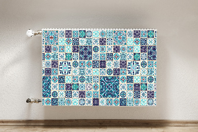 Decorative radiator mat Beautiful patchwork