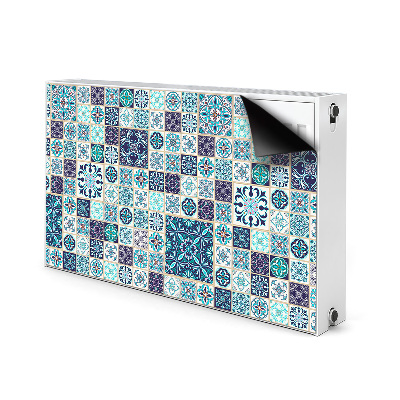 Decorative radiator mat Beautiful patchwork