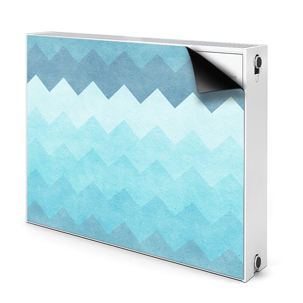 Magnetic radiator mat Zigzag pattern