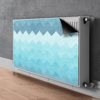 Magnetic radiator mat Zigzag pattern