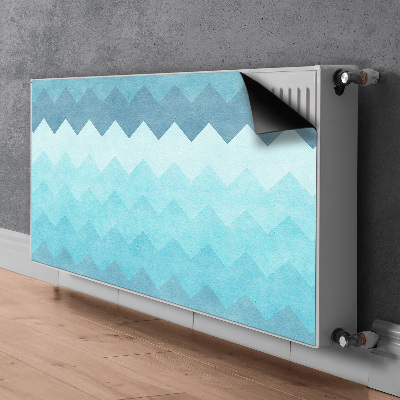 Magnetic radiator mat Zigzag pattern