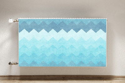 Magnetic radiator mat Zigzag pattern