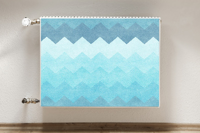 Magnetic radiator mat Zigzag pattern