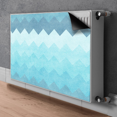 Magnetic radiator mat Zigzag pattern