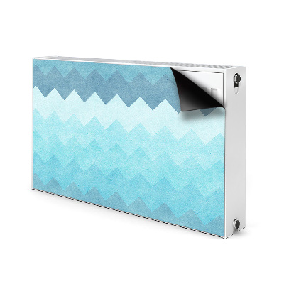 Magnetic radiator mat Zigzag pattern