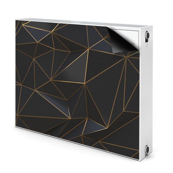 Magnetic radiator mat Futuristic graphics