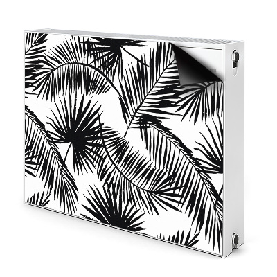 Magnetic radiator mat Exotic leaves