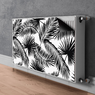 Magnetic radiator mat Exotic leaves