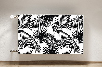 Magnetic radiator mat Exotic leaves